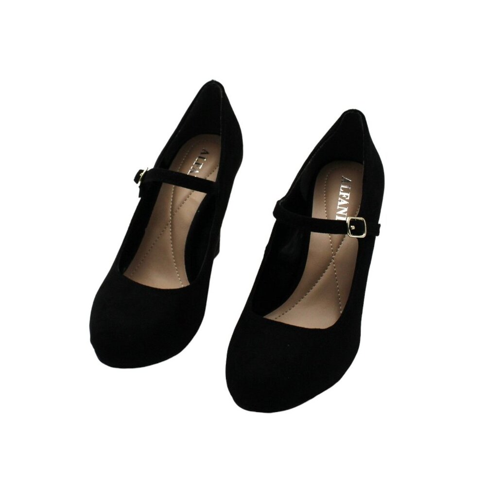 Alfani Womens Faux Suede Evening Mary Jane Heels - Picture 2 of 7